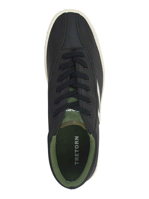TRETORN Nylite Plus Black/Castile Green Mens Sneakers