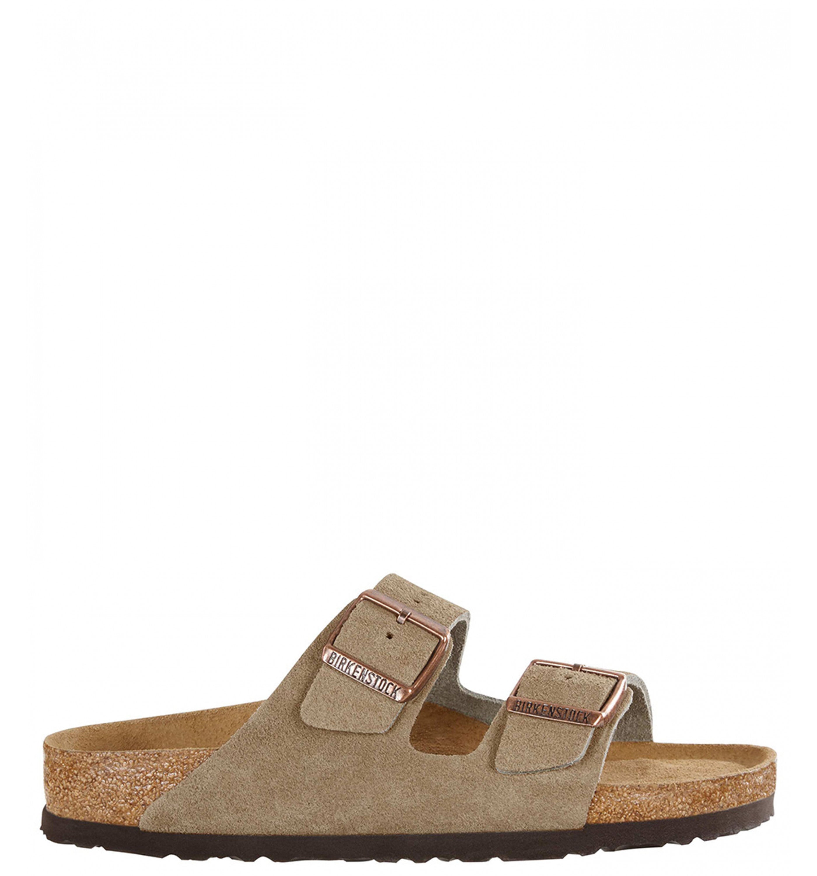 BIRKENSTOCK Arizona Sfb Suede Mens Taupe