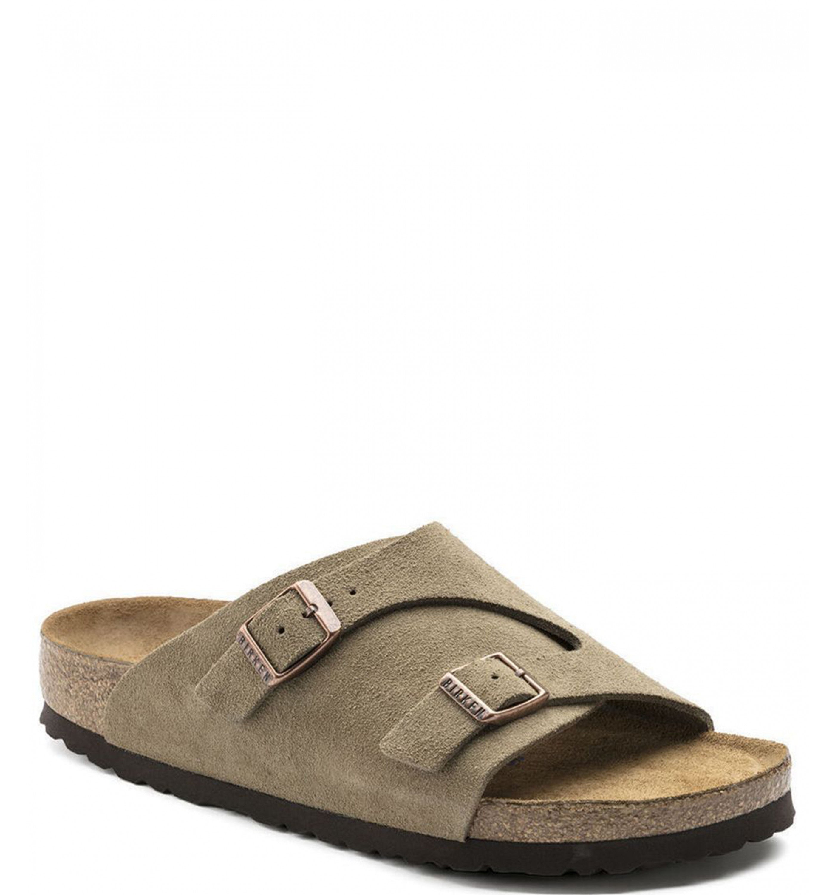 BIRKENSTOCK Zurich Sfb Suede Mens Taupe
