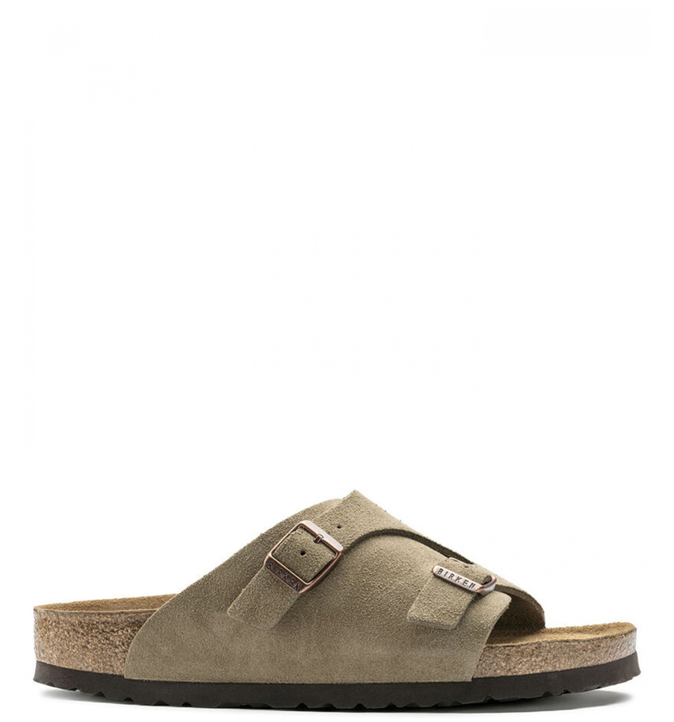 BIRKENSTOCK Zurich Sfb Suede Mens Taupe