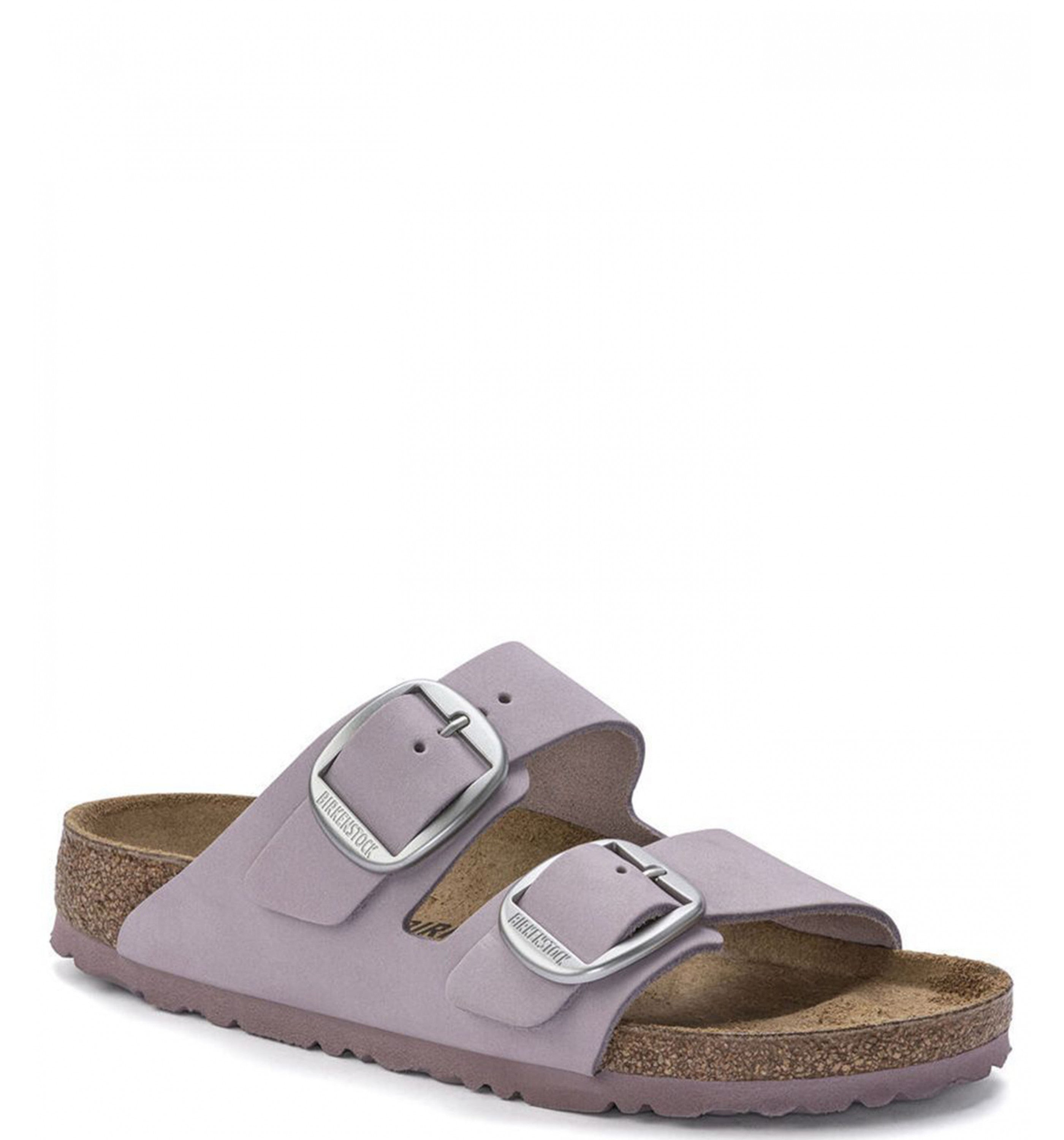 BIRKENSTOCK Arizona Big Buckle Nubuck Womens Yomo Lilac