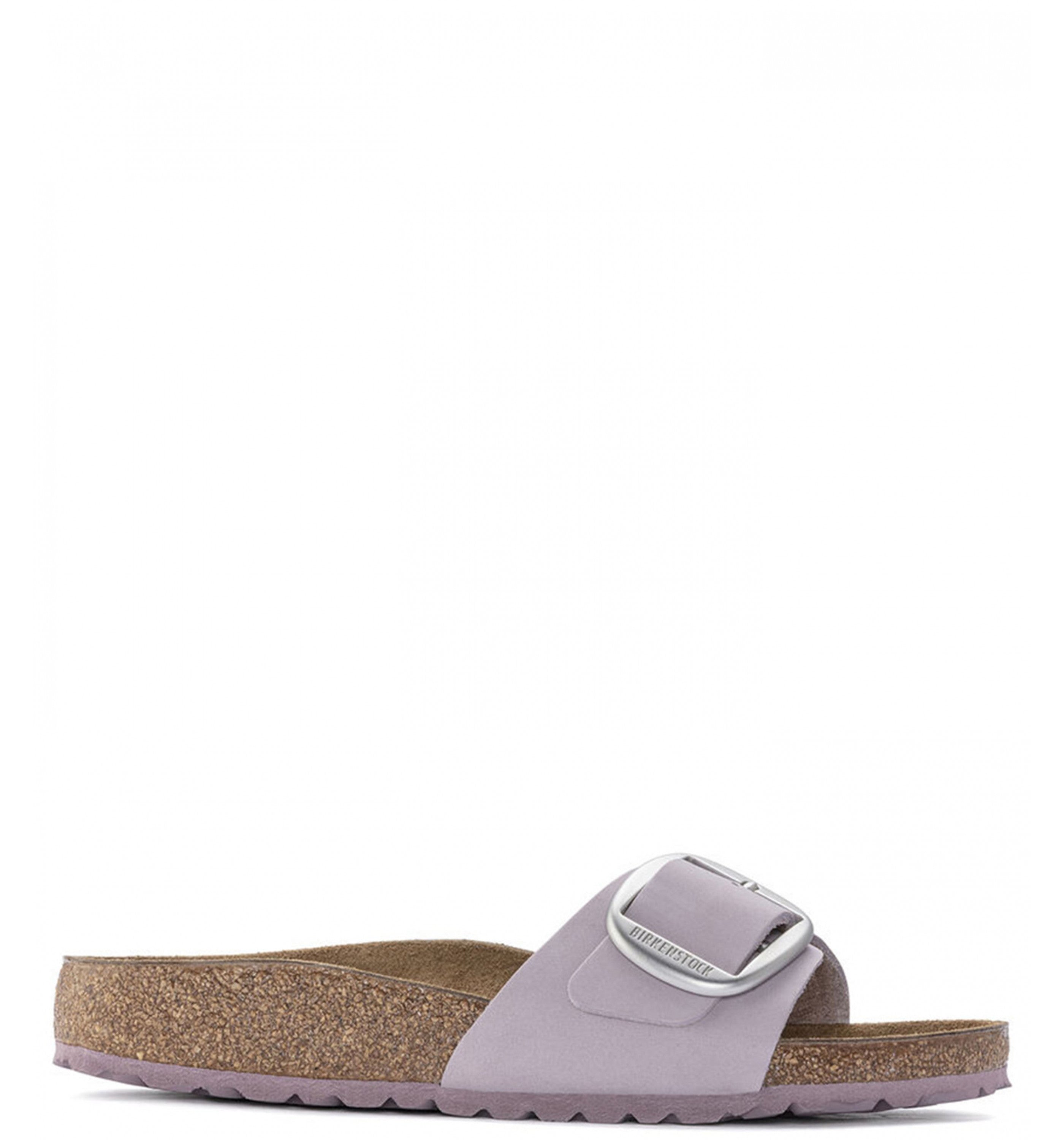 BIRKENSTOCK Madrid Big Buckle Nubuck Womens Yomo Lilac