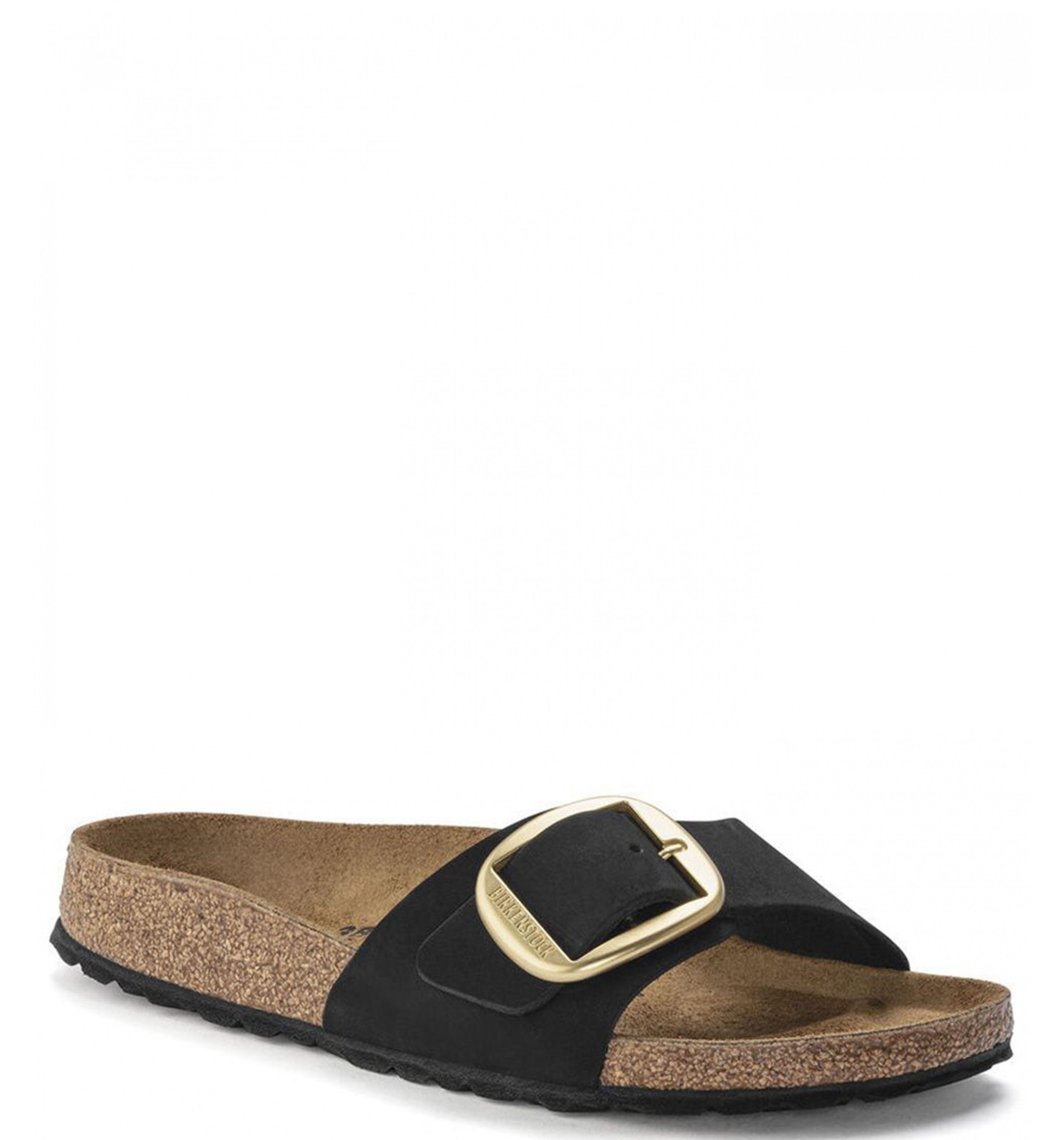 BIRKENSTOCK Madrid Big Buckle Nubuck Womens Black