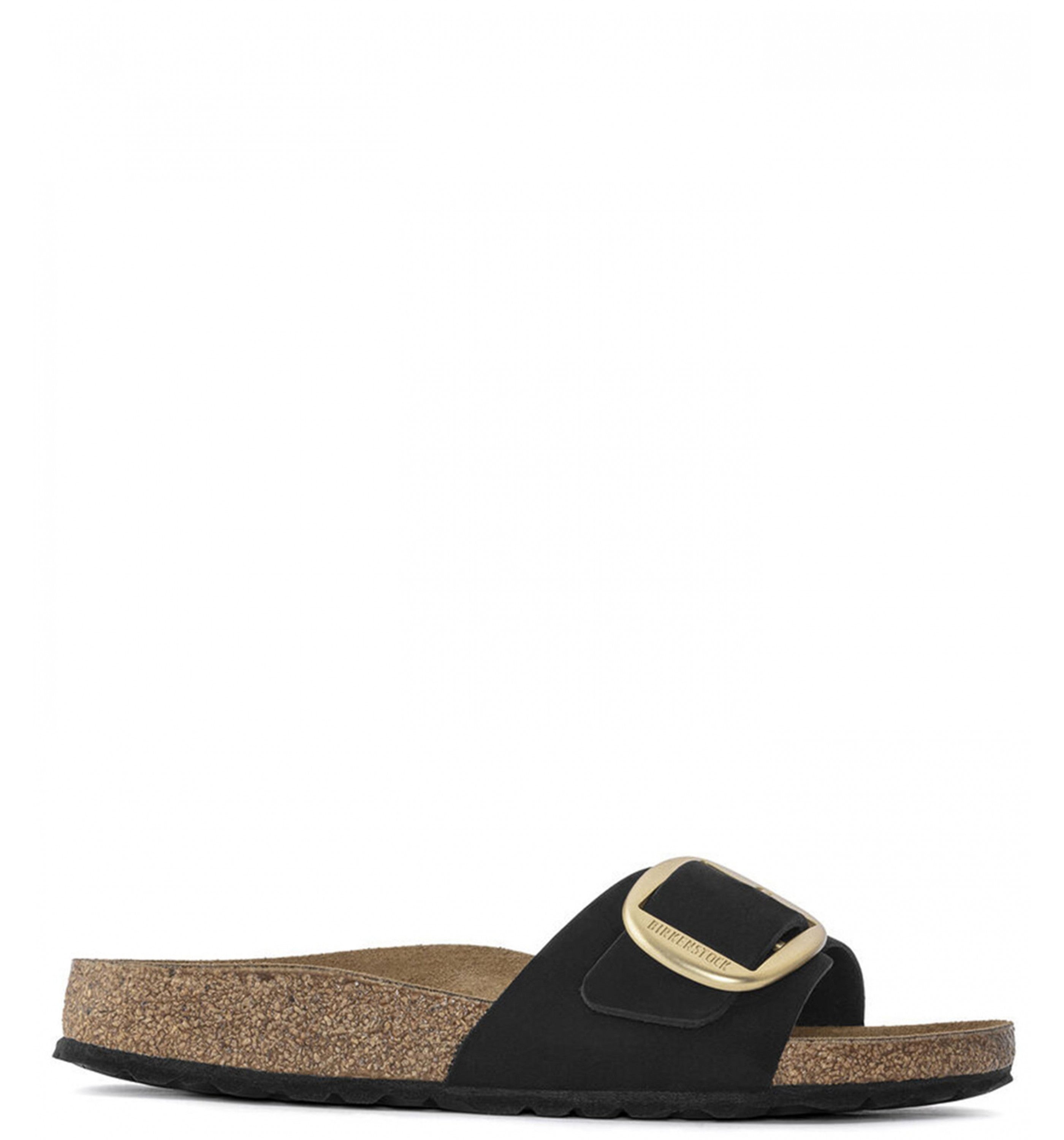 BIRKENSTOCK Madrid Big Buckle Nubuck Womens Black
