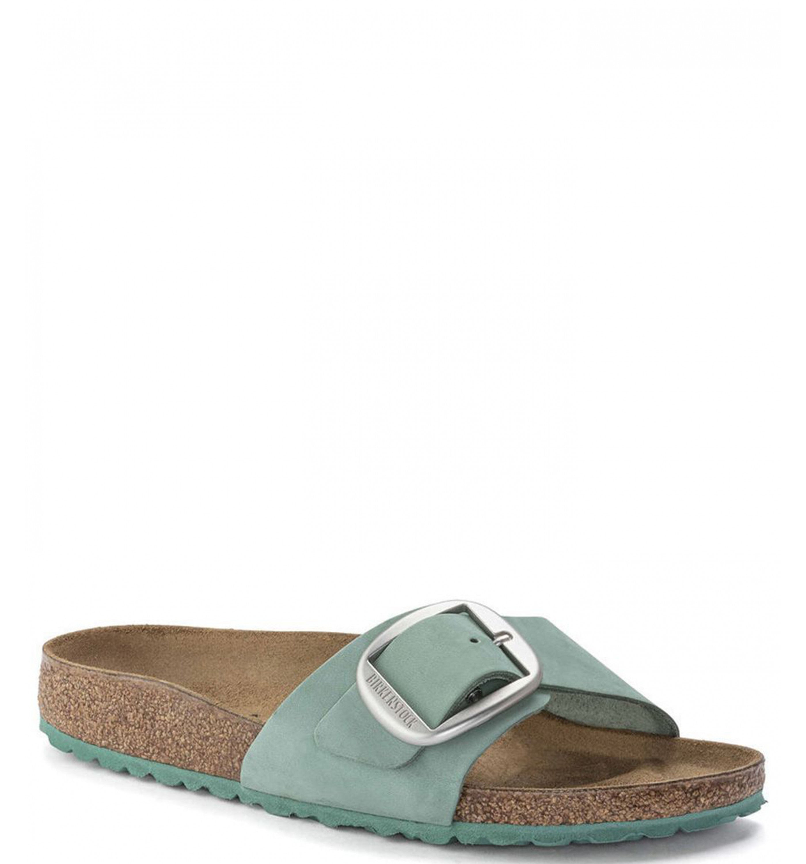 BIRKENSTOCK Madrid Big Buckle Nubuck Womens Beryl