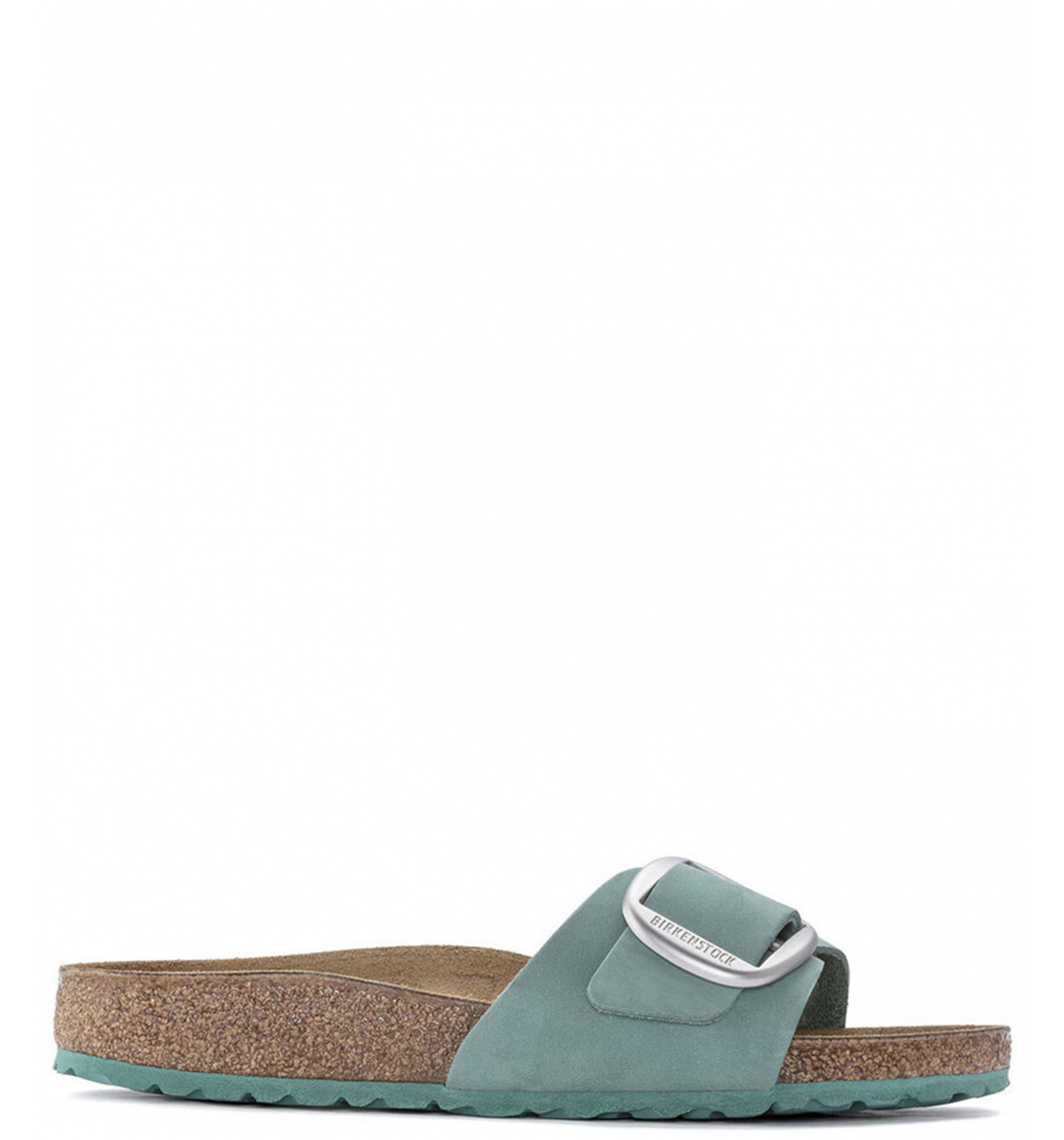 BIRKENSTOCK Madrid Big Buckle Nubuck Womens Beryl