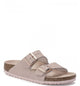 BIRKENSTOCK Arizona Shimmering Leather Womens Light Rose