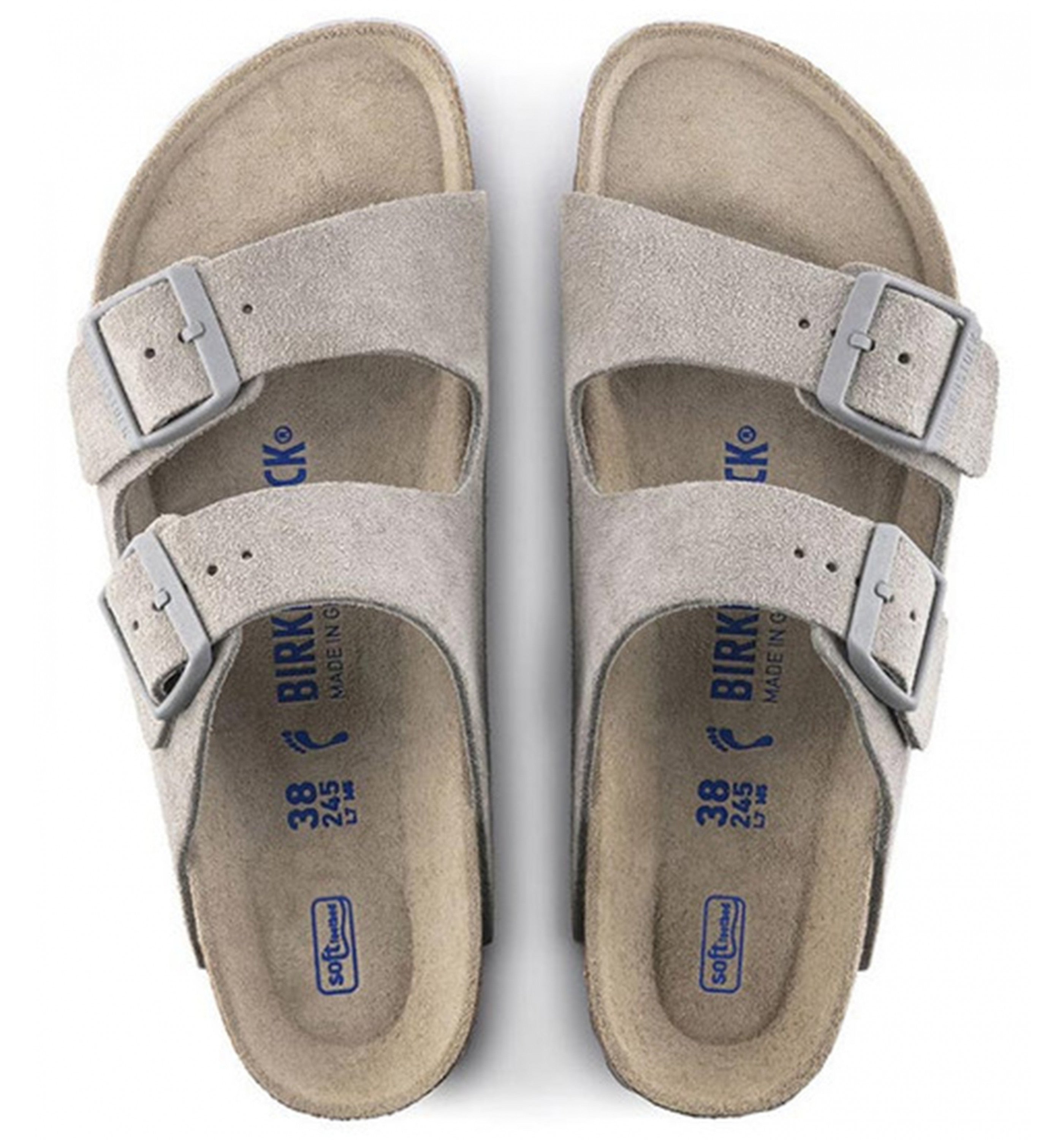 BIRKENSTOCK Arizona Sfb Soft Suede&Nubuck (Darkland) Womens Womens