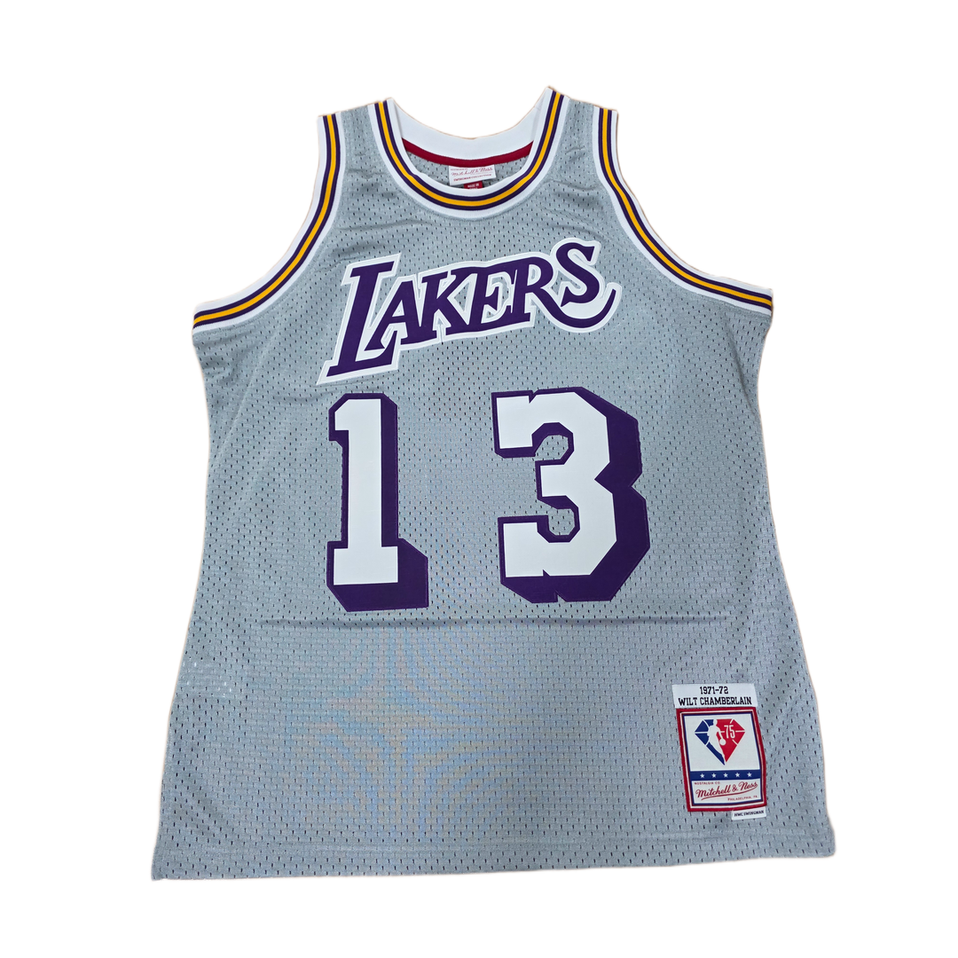 Mitchell And Ness Mitchell And Ness 75th Silver Swingman Sporttop Slvr MN4310LAL71WCMSILVS