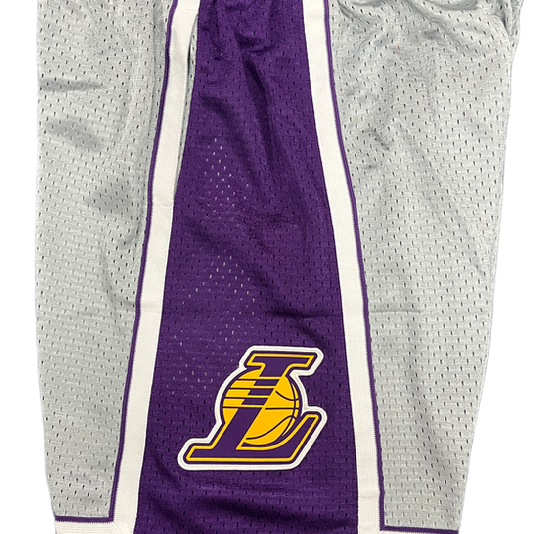 Mitchell And Ness Mitchell And Ness 75th Silver Swingman Sportshort Slvr MN4311LAL09PPPSILVS