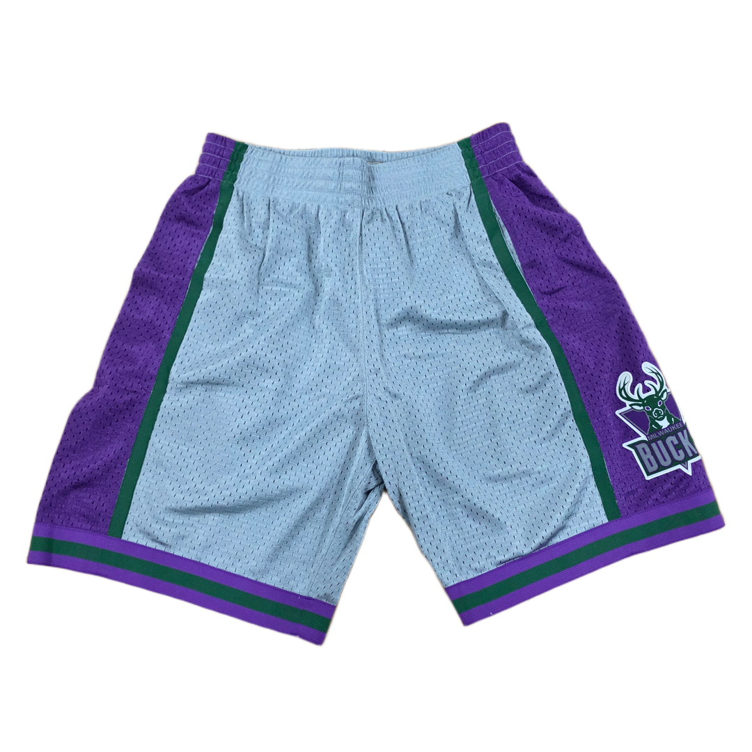 Mitchell And Ness Mitchell And Ness 75th Silver Swingman Sportshort Slvr MN4311MBU96PPPSILVS