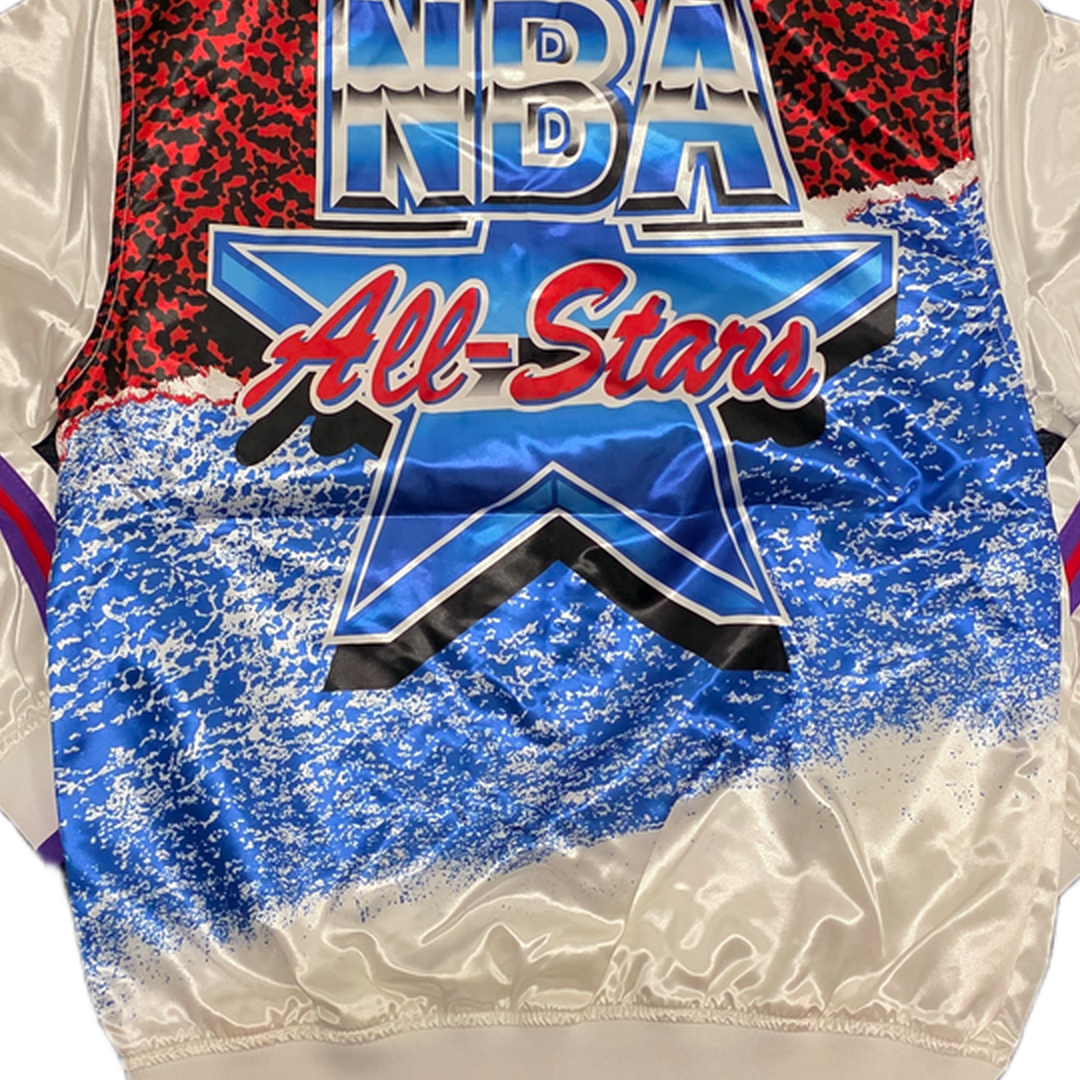 Mitchell And Ness Mitchell And Ness All Star Satin Jacke Jacket Blk MN18422ASGBLCKS