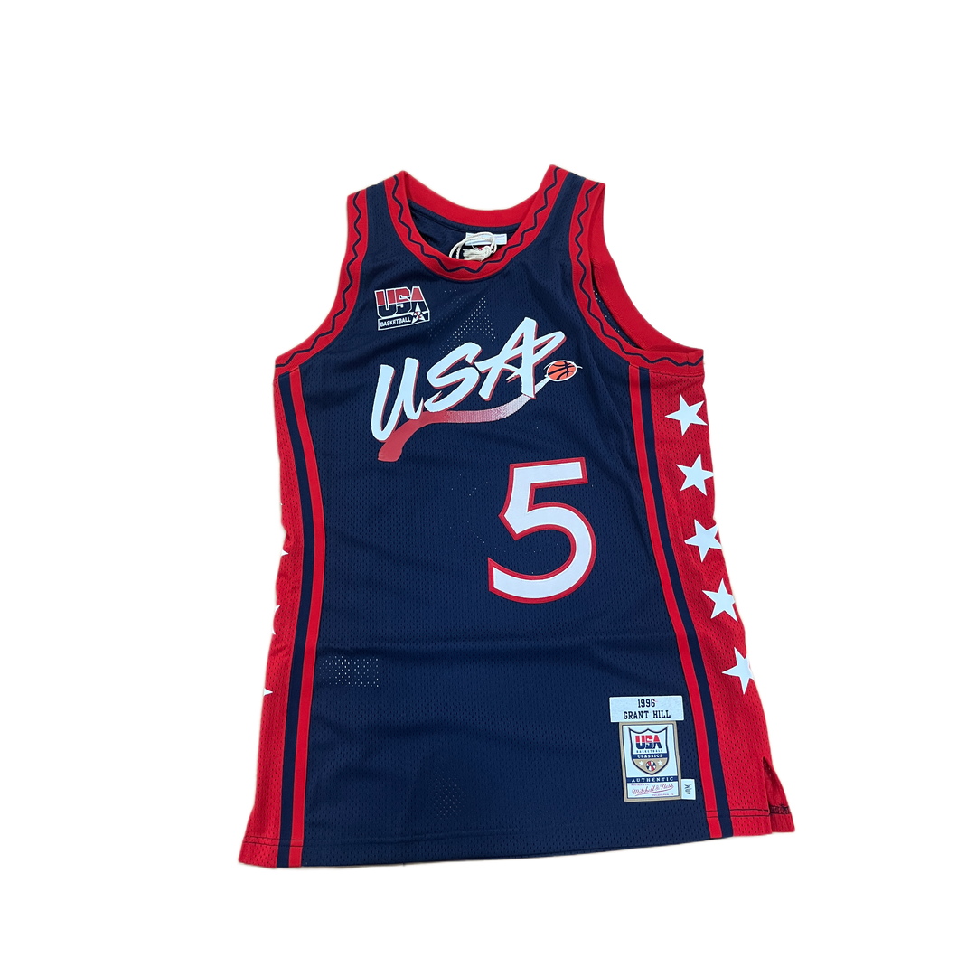 Mitchell And Ness Mitchell And Ness Auth Jersey 1996 Tea Sporttop Nvy MN19057USANAVY96GHIS
