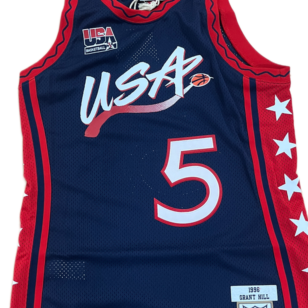 Mitchell And Ness Mitchell And Ness Auth Jersey 1996 Tea Sporttop Nvy MN19057USANAVY96GHIS