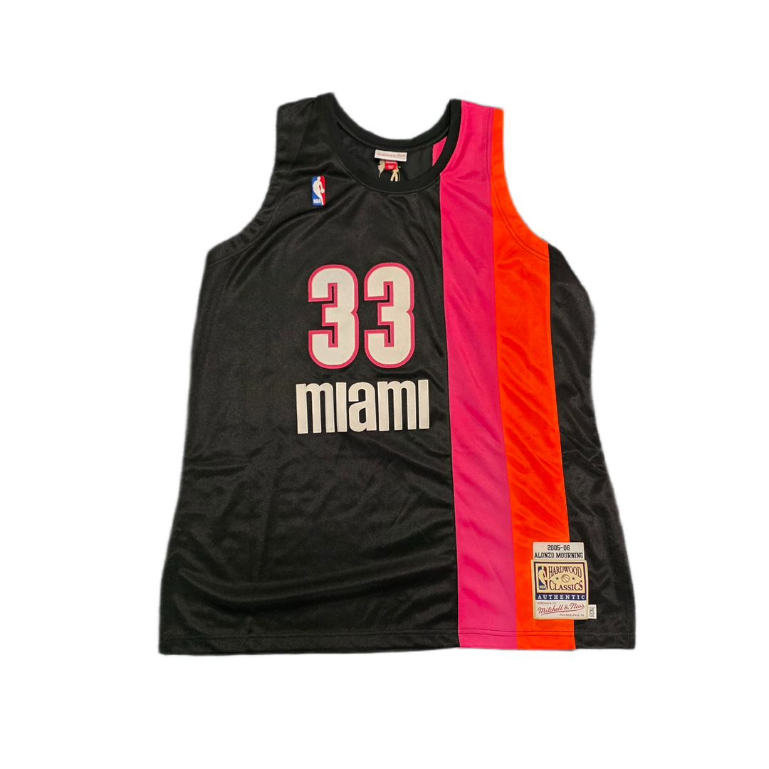 Mitchell And Ness Mitchell And Ness Auth Jersey Miami He Sporttop Blk MN18032MHEBLCKAMO052L