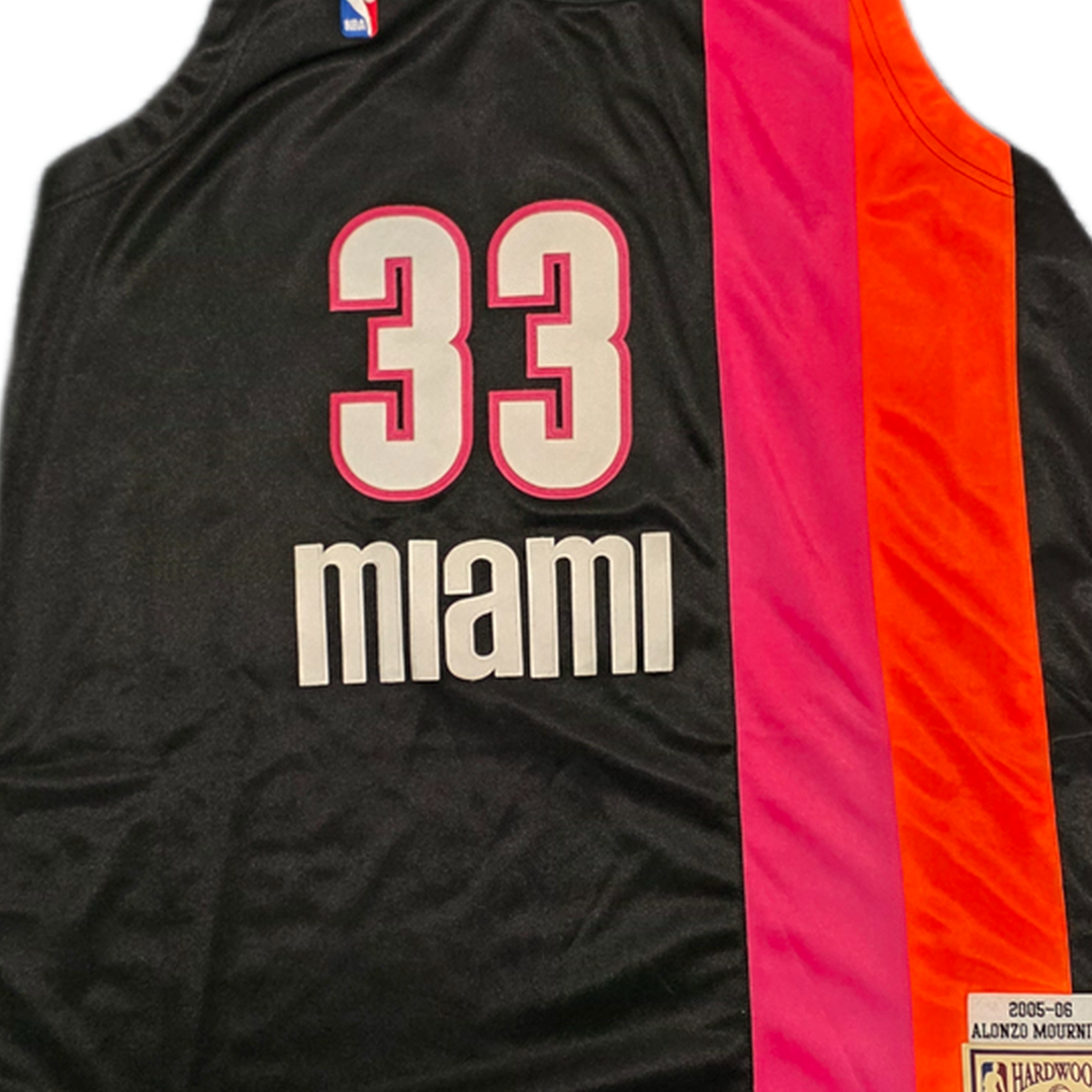 Mitchell And Ness Mitchell And Ness Auth Jersey Miami He Sporttop Blk MN18032MHEBLCKAMO052L