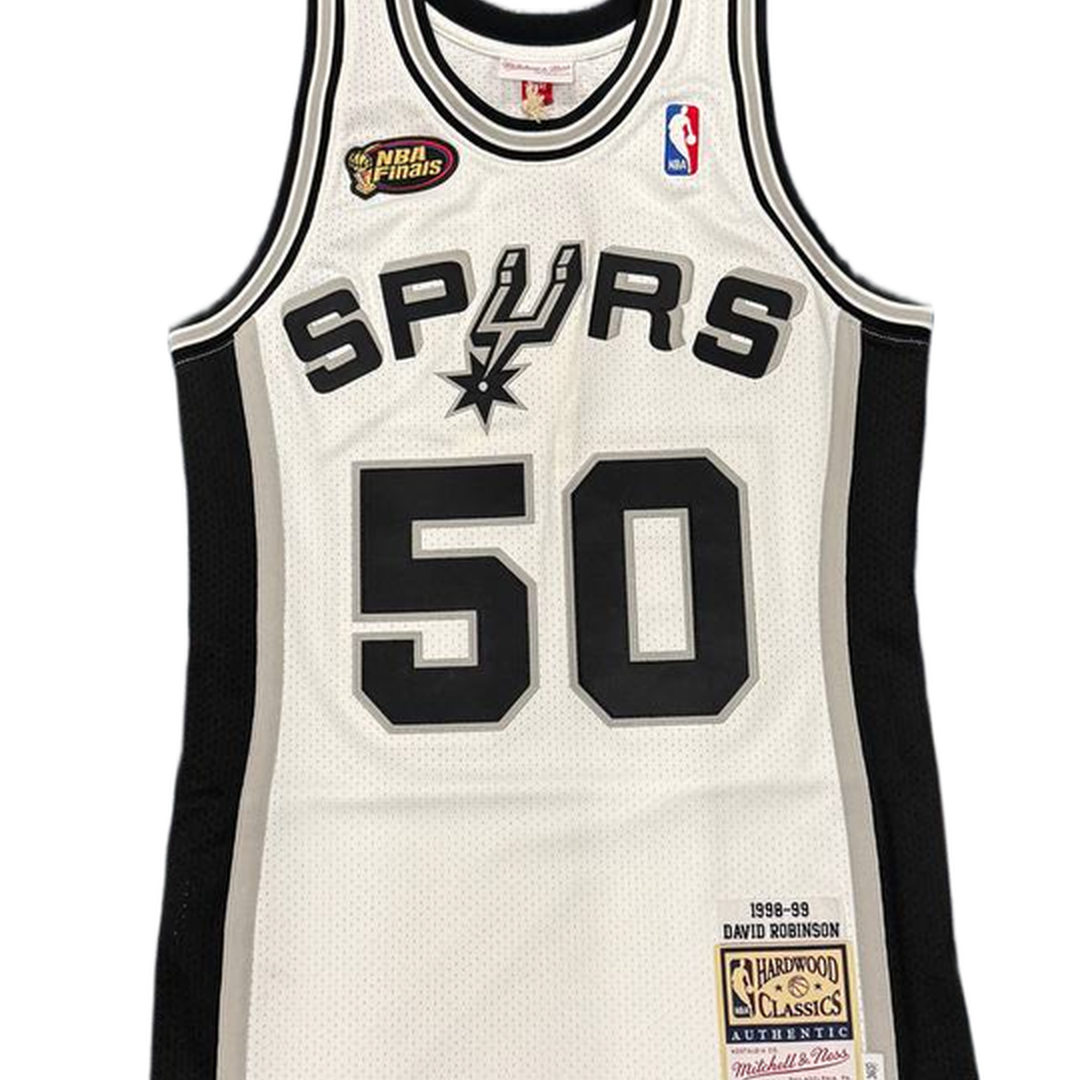 Mitchell And Ness Mitchell And Ness Auth Jersey San Anto Sporttop Wt MN18028SASWHITDRB98S