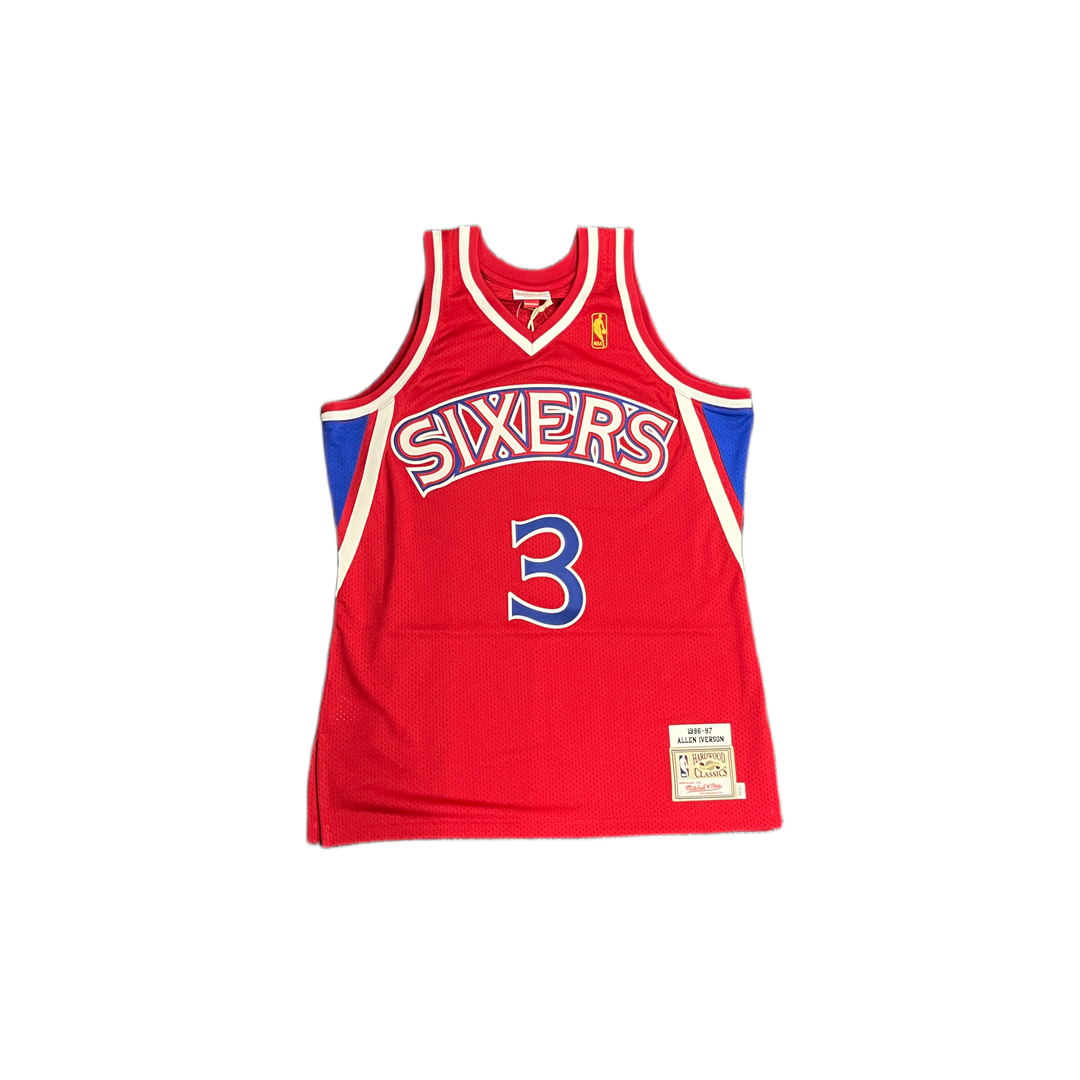 Mitchell And Ness Mitchell And Ness Auth Philadelphia 76 Sporttop Blk MN18172263B196AIVERS