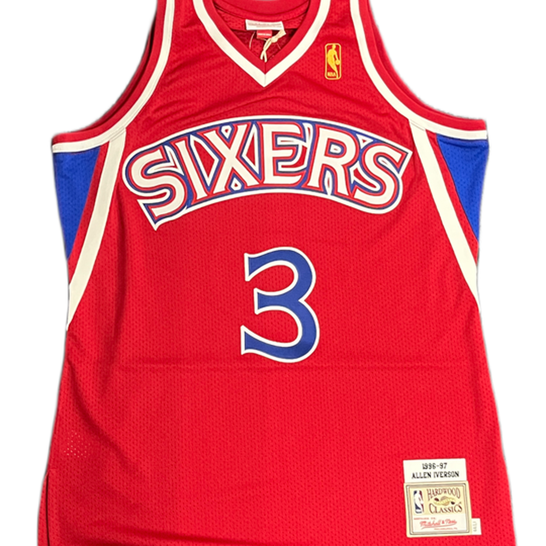 Mitchell And Ness Mitchell And Ness Auth Philadelphia 76 Sporttop Blk MN18172263B196AIVERS