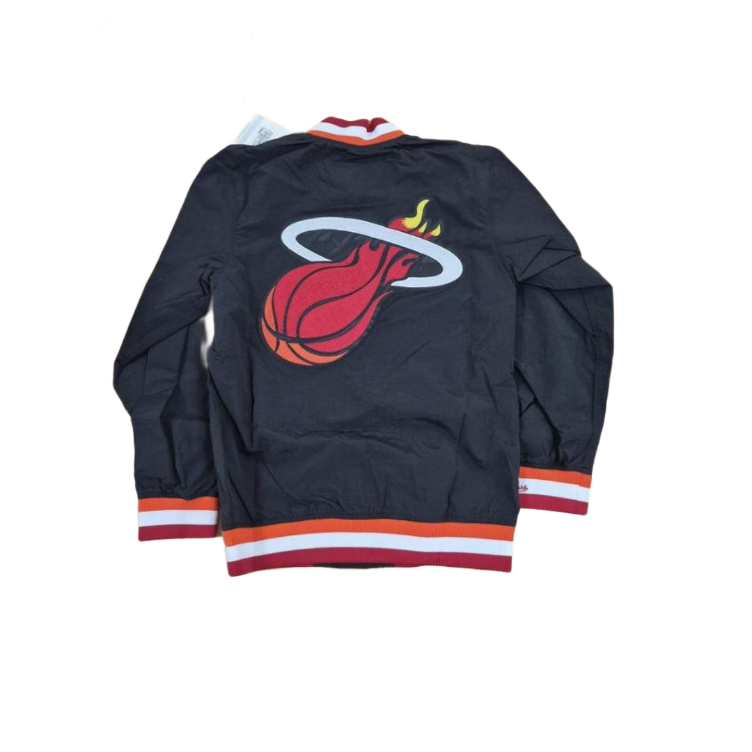 Mitchell And Ness Mitchell And Ness Authen Warm Up Jacke Jacket Blk MN19189MHEBLCK96XS