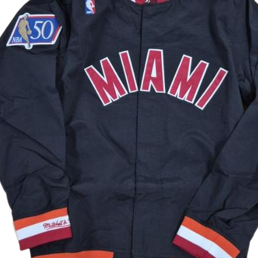 Mitchell And Ness Mitchell And Ness Authen Warm Up Jacke Jacket Blk MN19189MHEBLCK96XS