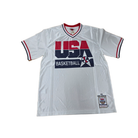 Mitchell And Ness Mitchell And Ness Authentic Shooting S Sporttop Wt MN18429USAWHIT92DRBM