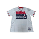 Mitchell And Ness Mitchell And Ness Authentic Shooting S Sporttop Wt MN18426USAWHIT92PEWM