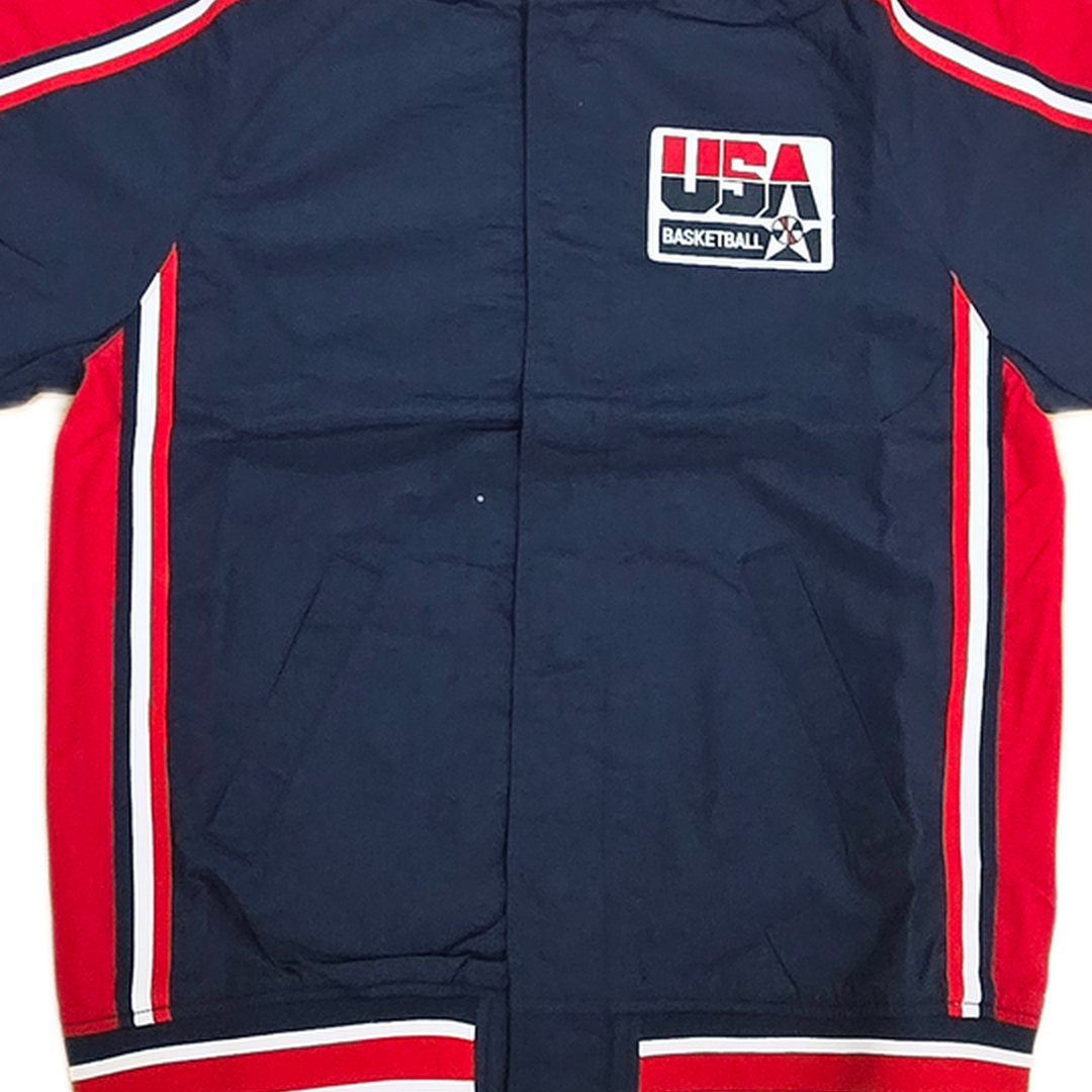 Mitchell And Ness Mitchell And Ness Authentic Warm Up Ja Jacket Nvy MN18038USANAVY92SPIM