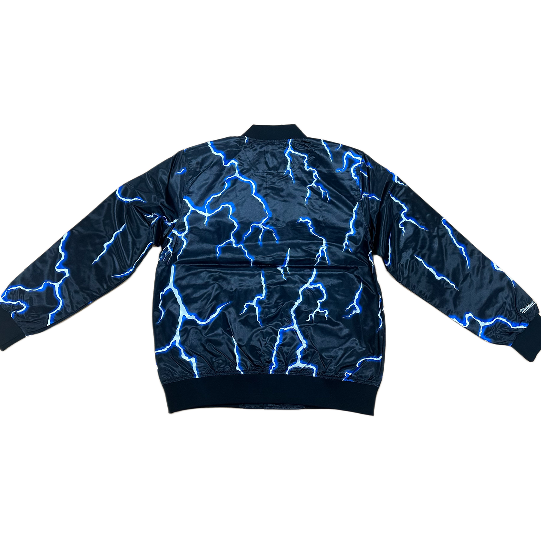 Mitchell And Ness Mitchell And Ness Lightning Satin Jack Jacket Prpl&Blk MN18006LALPTBKM