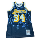 Mitchell And Ness Mitchell And Ness Lightning Swing Jers Sporttop Prpl&Blk MN18008LALPTBKM