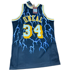 Mitchell And Ness Mitchell And Ness Lightning Swing Jers Sporttop Prpl&Blk MN18008LALPTBKM