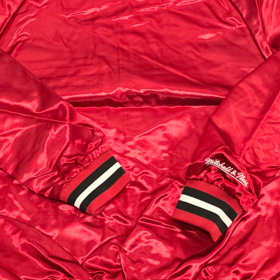 Mitchell And Ness Mitchell And Ness Lt.Weight Satin Jack Jacket Rd MN18013CBUSCAR1S