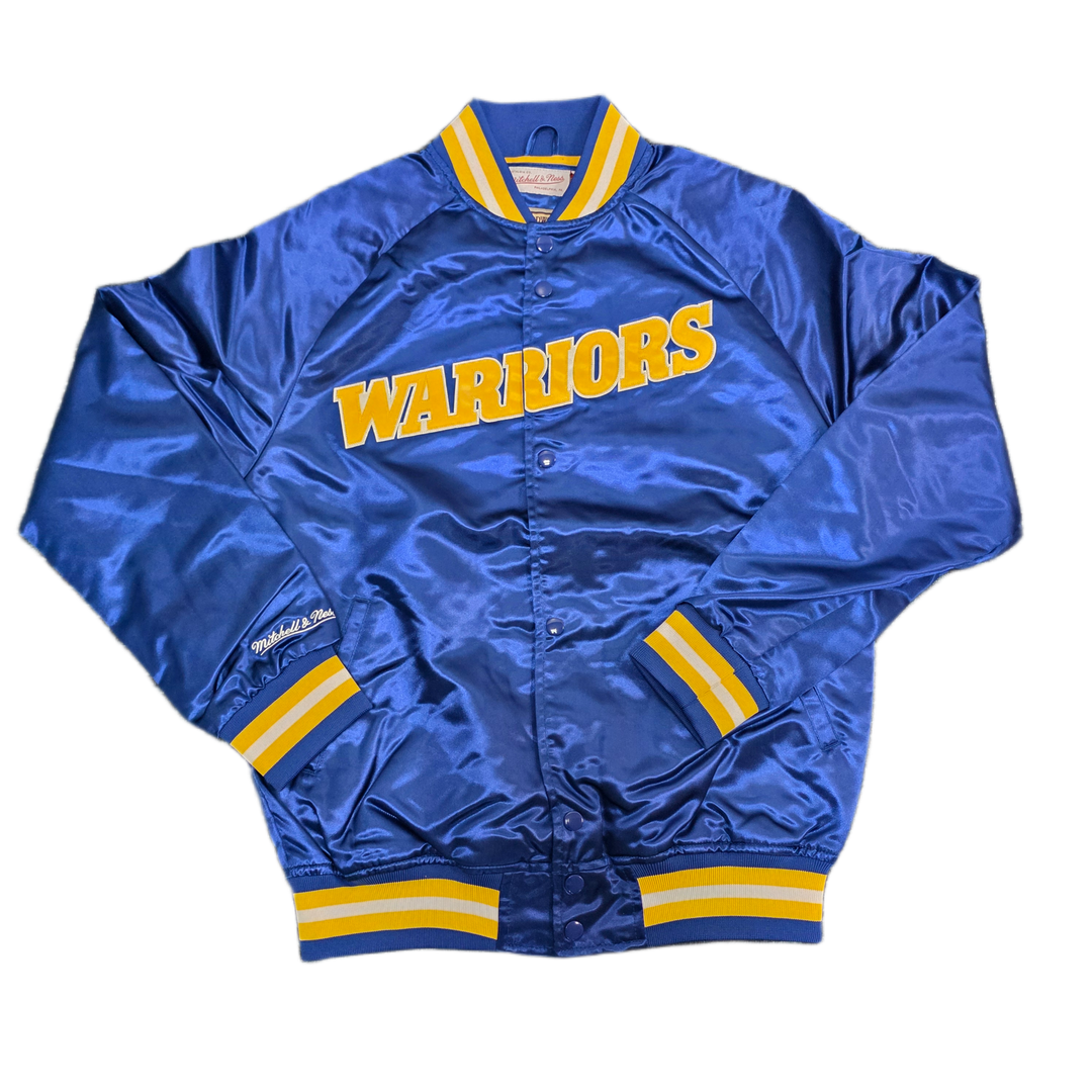 Mitchell And Ness Mitchell And Ness Lt.Weight Satin Jack Jacket Blu MN18013GSWROYA1S