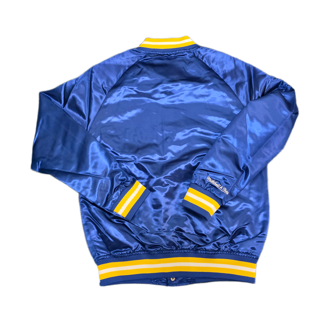 Mitchell And Ness Mitchell And Ness Lt.Weight Satin Jack Jacket Blu MN18013GSWROYA1S
