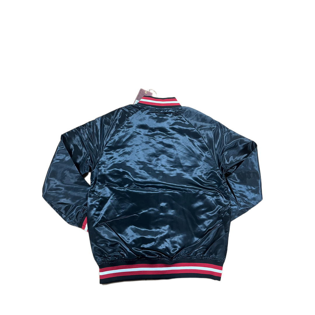 Mitchell And Ness Mitchell And Ness Lt.Weight Satin Jack Jacket Blk MN18013MHEBLCK1S