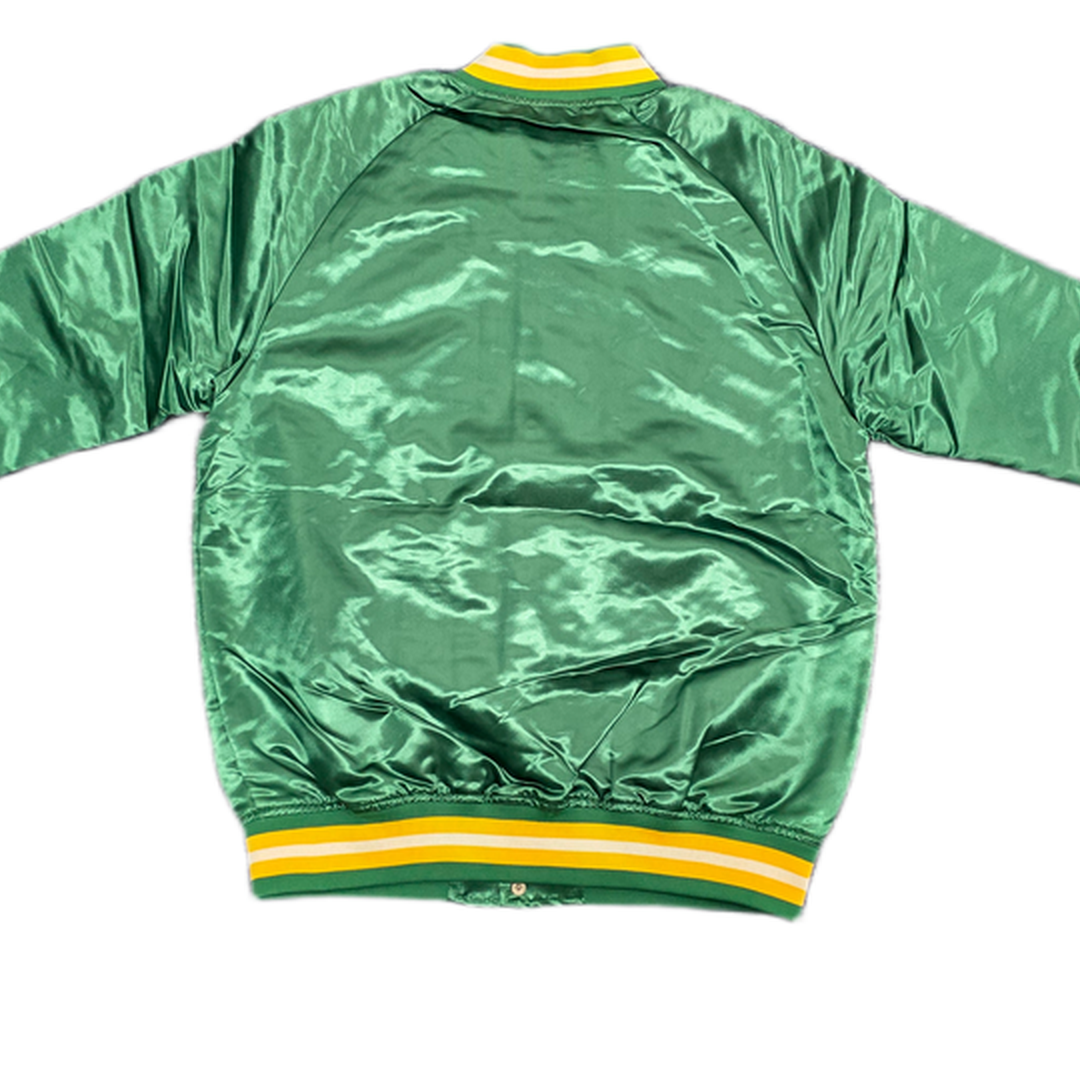Mitchell And Ness Mitchell And Ness Lt.Weight Satin Jack Jacket Gn MN18013SSUGREN1S