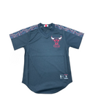 Mitchell And Ness Mitchell And Ness Mesh V Neck Chicago Sporttop Blk MN182BA85CXCBUKCOKBLKS