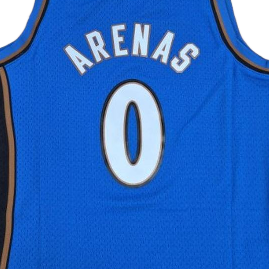 Mitchell And Ness Mitchell And Ness Nba Dark Jersey Wiza Sporttop Blu WWI04GARBLUE