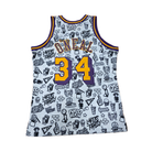 Mitchell And Ness Mitchell And Ness Nba Doodle Swingman Sporttop Gld MN1266LAL96SONPTWHS