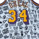 Mitchell And Ness Mitchell And Ness Nba Doodle Swingman Sporttop Gld MN1266LAL96SONPTWHS
