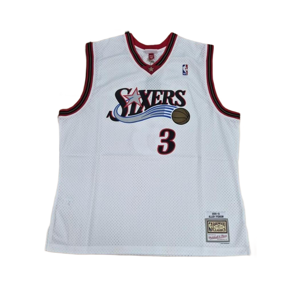 Mitchell And Ness Mitchell And Ness Nba Swingman Home Je Sporttop Wht MN18200P76WHIT00AIVSS