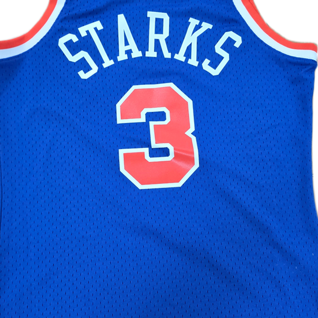 Mitchell And Ness Mitchell And Ness Nba Swingman Road Je Sporttop Blu OMAROYA94SON