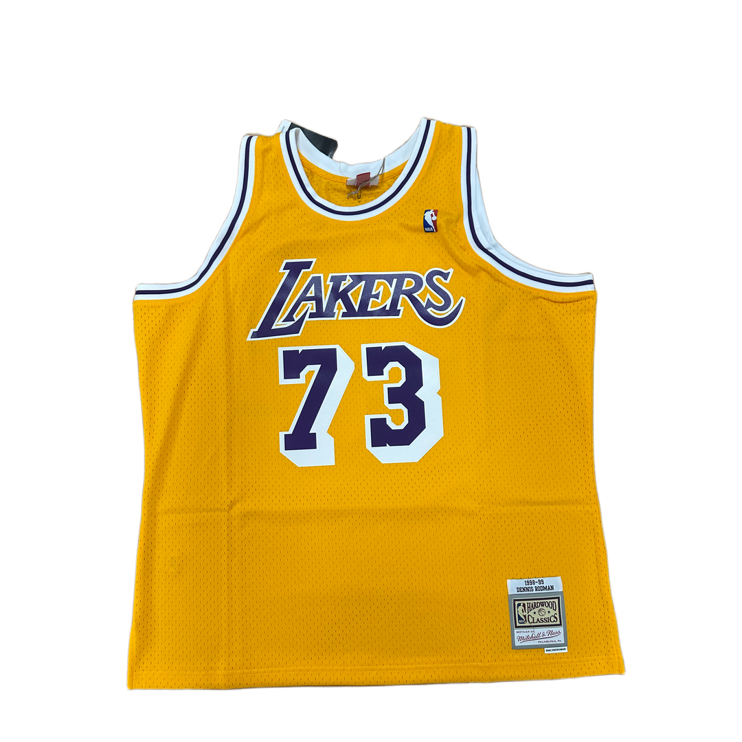 Mitchell And Ness Mitchell And Ness Swing Jersey Los Ang Sporttop Gld MN20064LALGOLD98DRDS