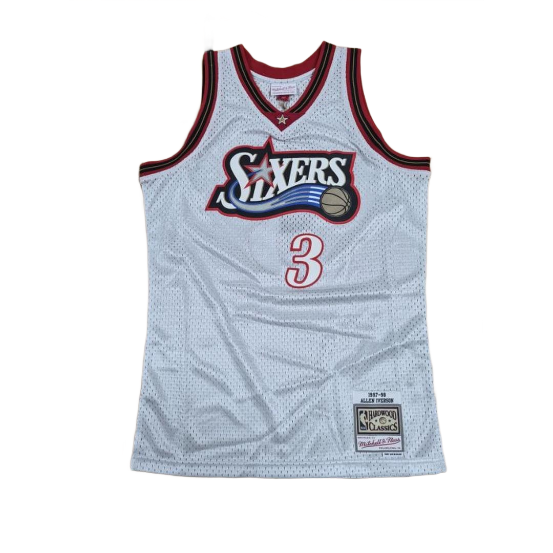 Mitchell And Ness Mitchell And Ness Swing Jersey Platinu Sporttop Slvr MN18476P76SILV97AIVS