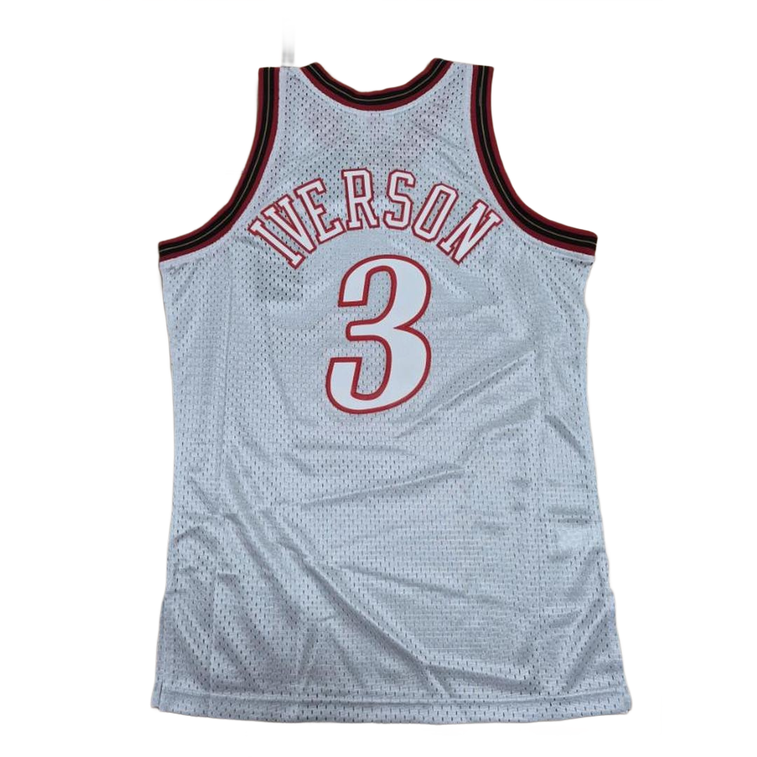 Mitchell And Ness Mitchell And Ness Swing Jersey Platinu Sporttop Slvr MN18476P76SILV97AIVS