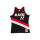 MITCHELL AND NESS Mitchell And Ness Swing Jersey Portlan Sporttop Blk MN18204PTBBLCKCDR91S