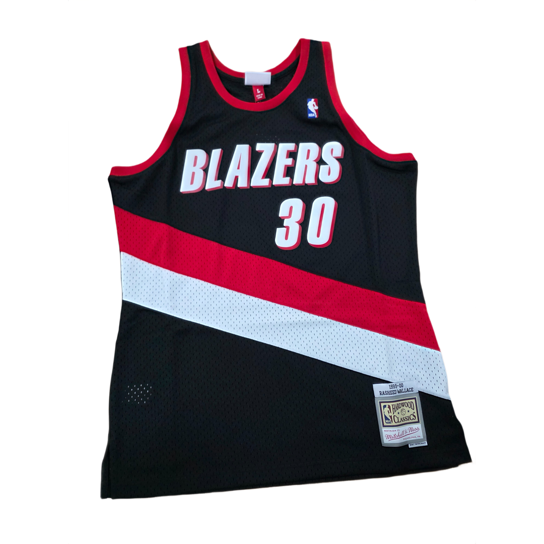 Mitchell And Ness Mitchell And Ness Swing Jersey Portlan Sporttop Blk MN19246PTBBLCK99RWAL