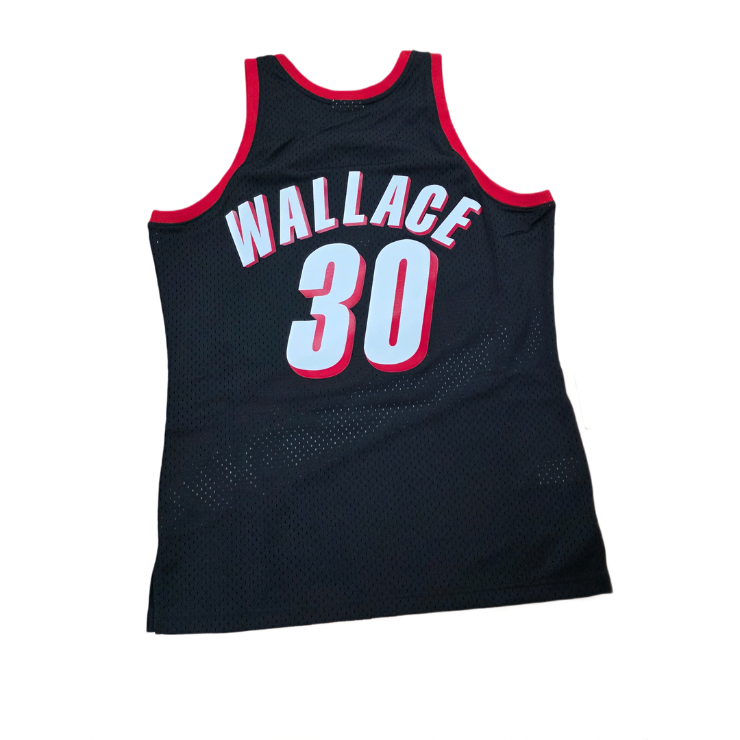 Mitchell And Ness Mitchell And Ness Swing Jersey Portlan Sporttop Blk MN19246PTBBLCK99RWAL