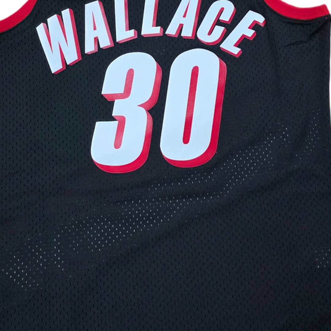 Mitchell And Ness Mitchell And Ness Swing Jersey Portlan Sporttop Blk MN19246PTBBLCK99RWAL