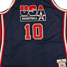 Mitchell And Ness Mitchell And Ness Team Usa Auth Jersey Sporttop Nvy MN18411USANAVY92CDRM